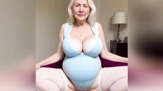 Pregnant Granny and GILF 3D AI Porn Art Compilation Part 1