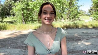 Melanie Marie Get's Her Shaved 19 Y/o Pussy Creampied