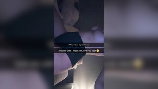 Cheerleader cheats on her boyfriend Snapchat