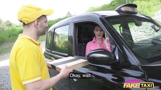 Female Fake Taxi She Fucks the Pizza Delivery Guy