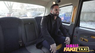 Female Fake Taxi She lets her passenger play with her massive tits