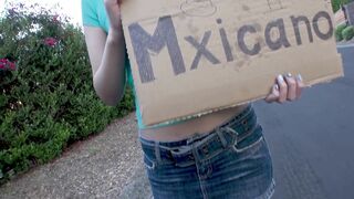 Kurea Asuka hitchhikes to Mexico and gets down and dirty with her Mexican hitchhiker