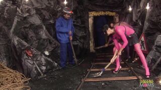 Kinky sluts make coal minters happy by fucking with them